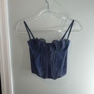 Urban Outfitters Blue Corset